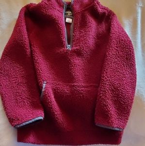 OshKosh boys fleece pullover size 8 Burgundy